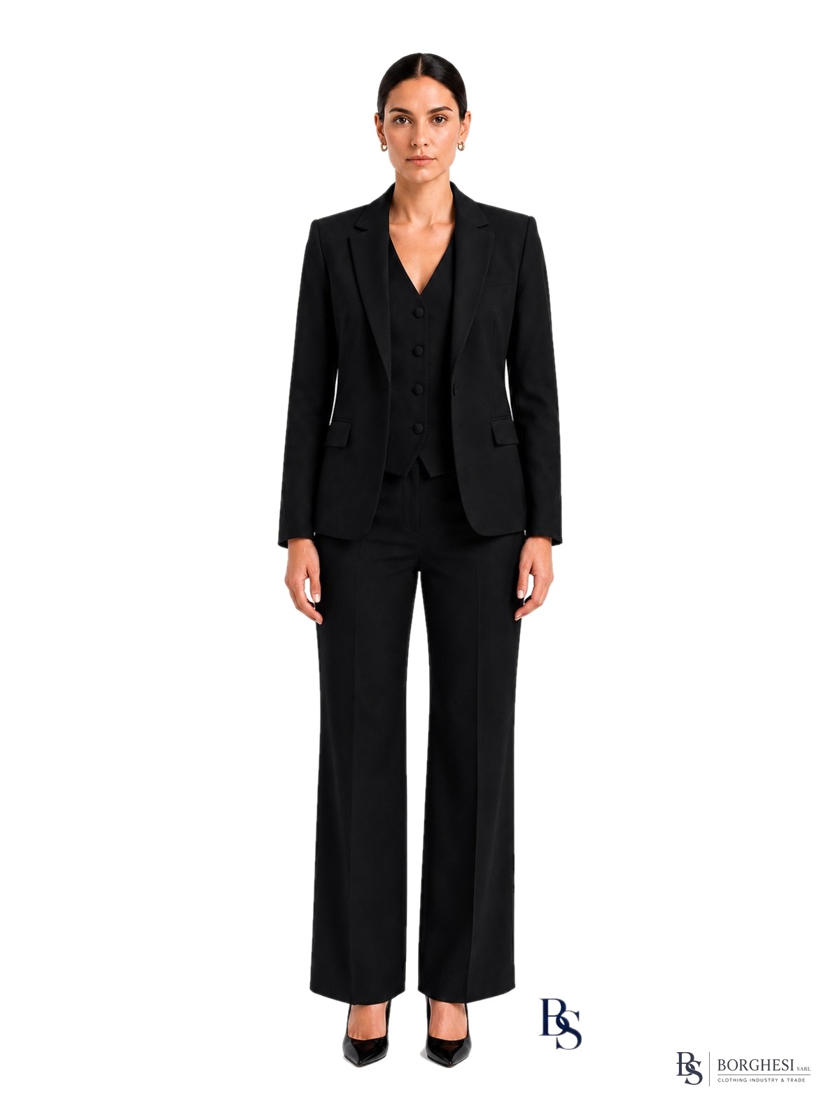 Three-Piece Suit with Waistcoat