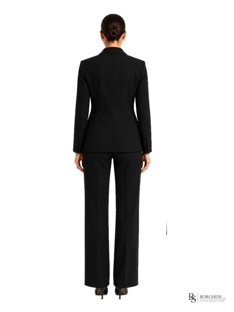 Tailored Blazer & Wide-Leg Trousers
