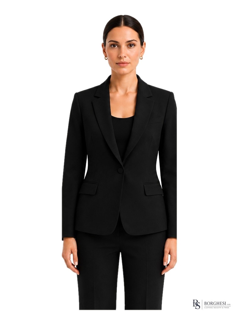 Tailored Blazer & Wide-Leg Trousers